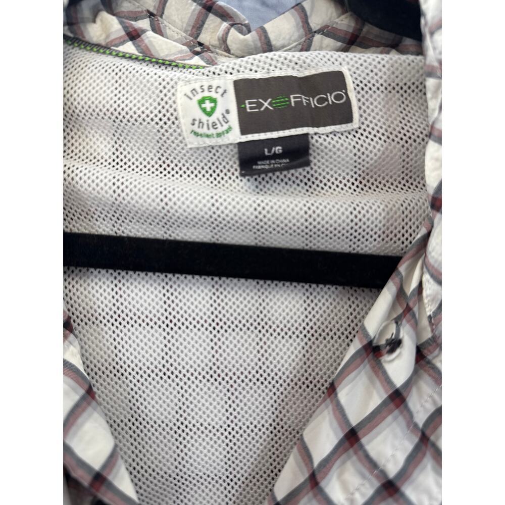 ExOfficio Mens Insect Shield Button Up Large - Picture 2 of 5